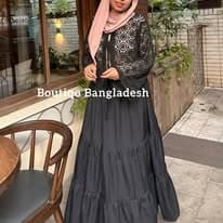Black Boho Skirt