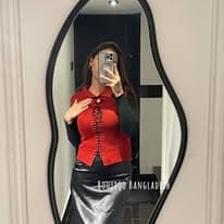 Black Satin Skirt